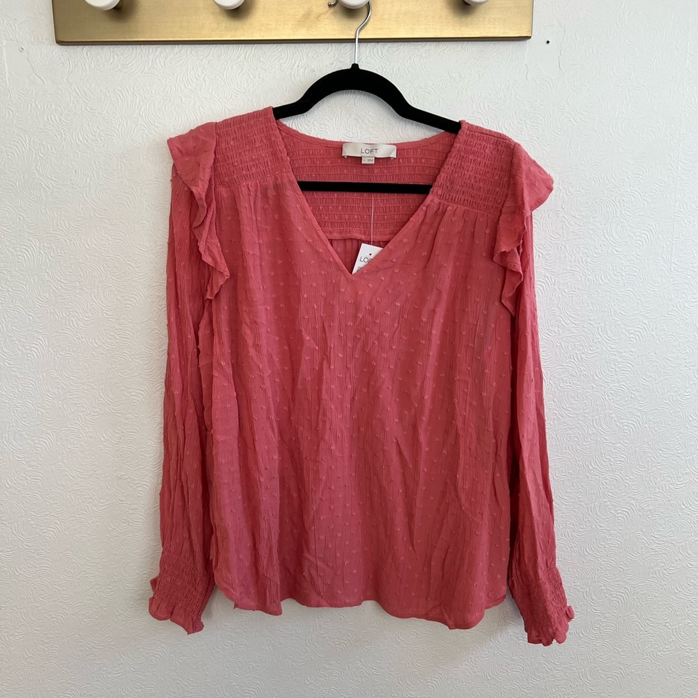 Loft V-neck Blouse